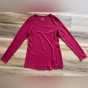The North Face Long Sleeve Magenta Running Shirt
